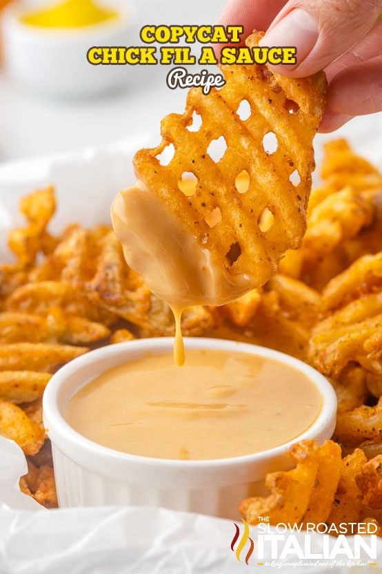 titled collage for chick fil a sauce recipe