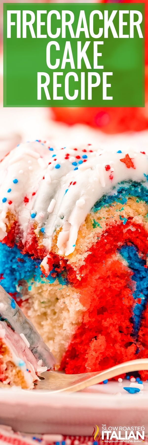 titled image (and shown): Firecracker Cake