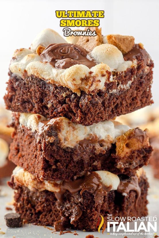 titled image for ultimate smores brownies  