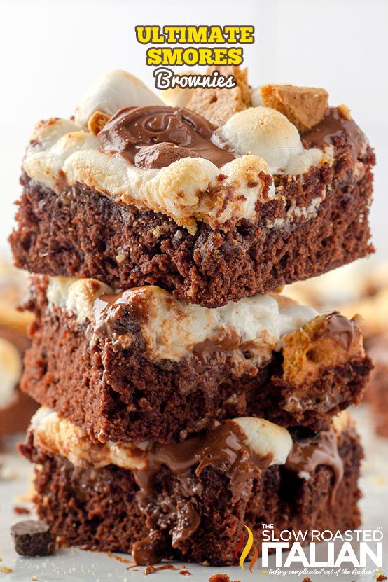 titled image for ultimate smores brownies