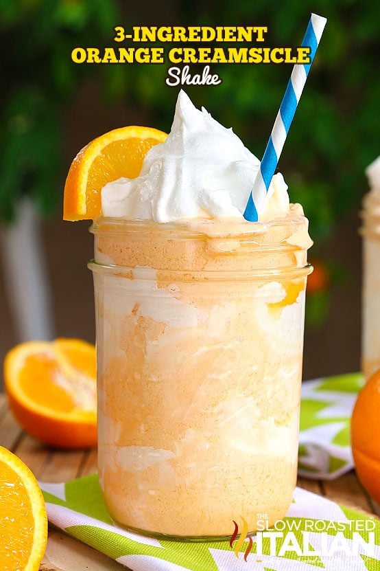 Dreamy Creamy 3 Ingredient Orange Milkshake + Video