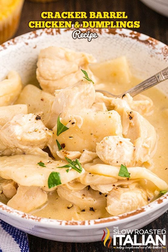 Cracker Barrel Chicken and Dumplings Recipe + Video