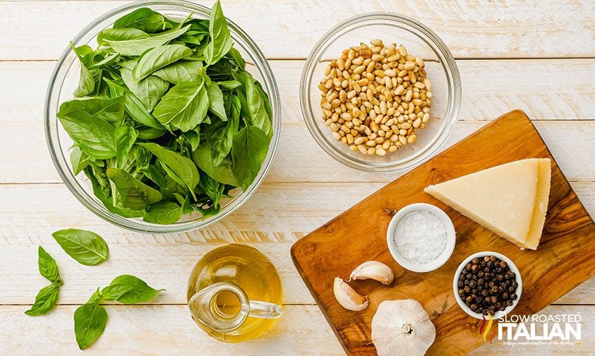 basil pesto ingredients