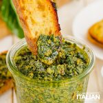 pesto Genovese in jar