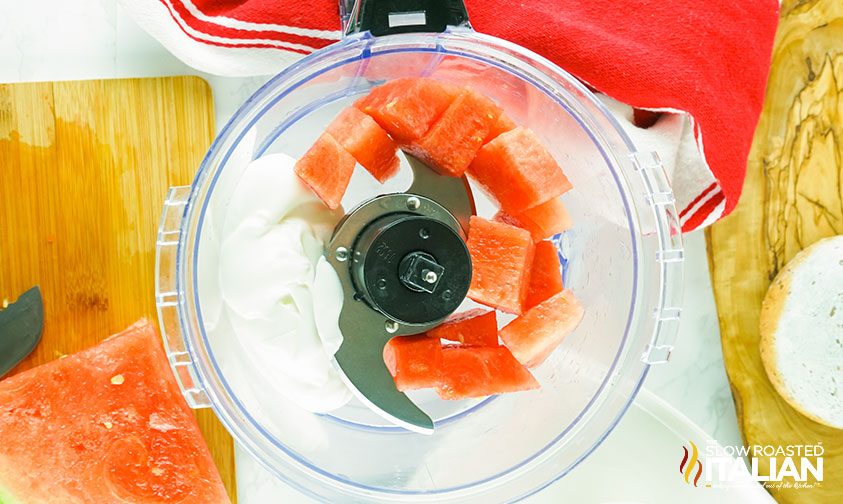 Watermelon Dog Treat Popsicles - Barefeet in the Kitchen