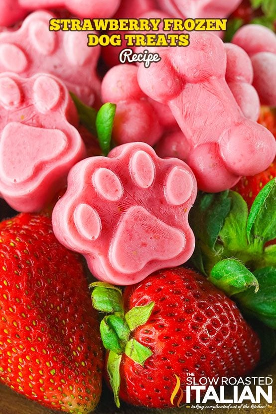 Strawberry Frozen Dog Treats