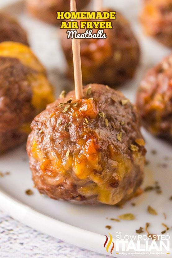 Juicy Air Fryer Meatballs (Easy Homemade Recipe)