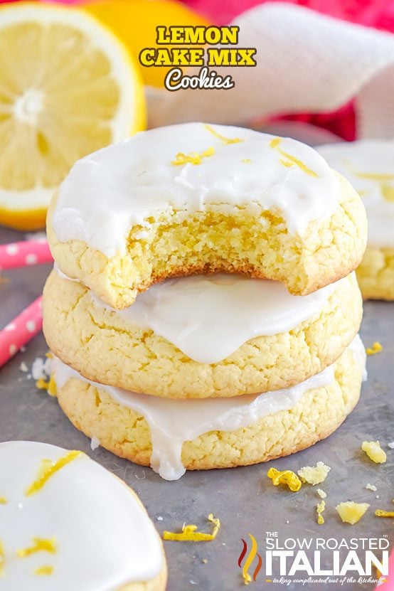 Easy Lemon Cake Mix Cookies Recipe