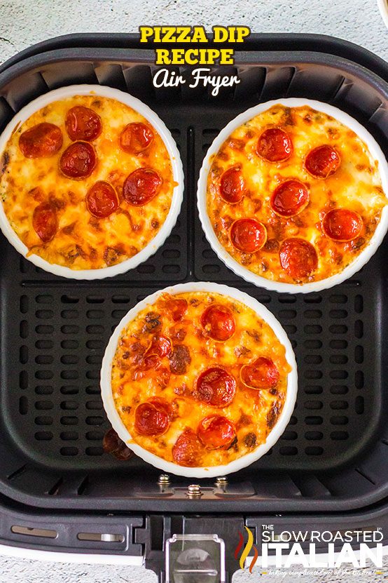 pizza dip in air fryer basket