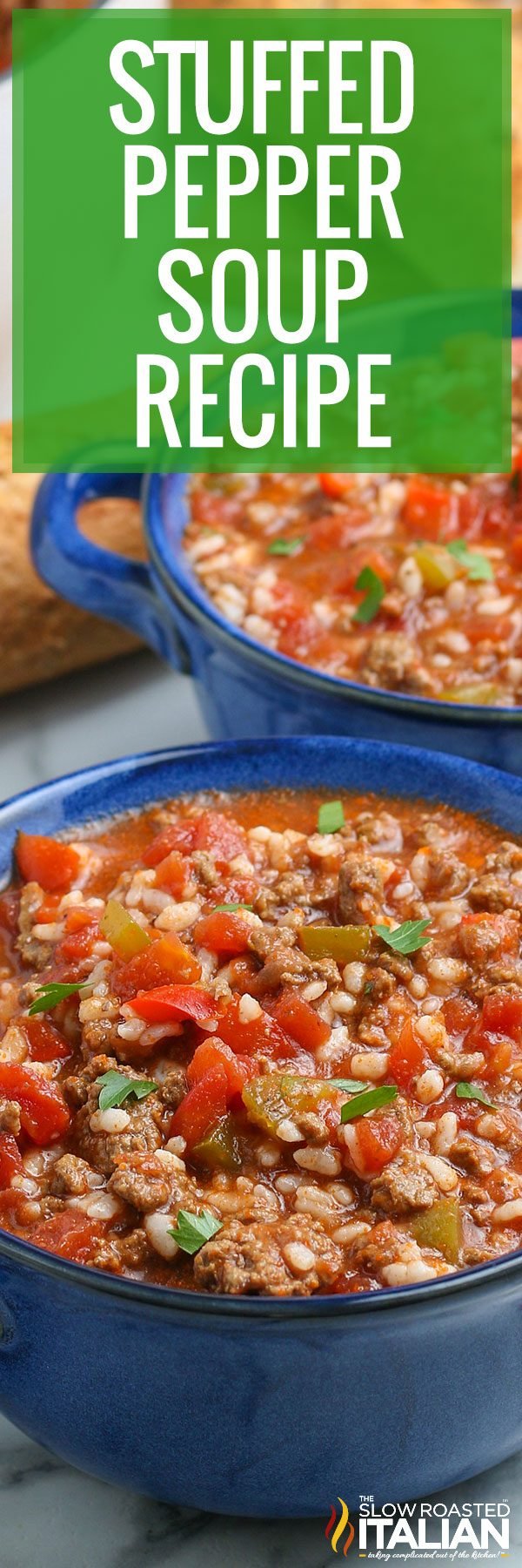 titled image (and shown): stuffed pepper soup recipe