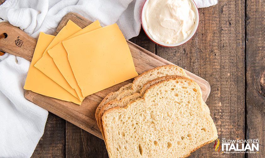 air fried grilled cheese recipe ingredients