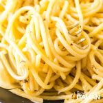 cacio e pepe, close up