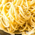 cacio e pepe, close up