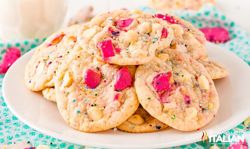 circus animal cookies on serving platter