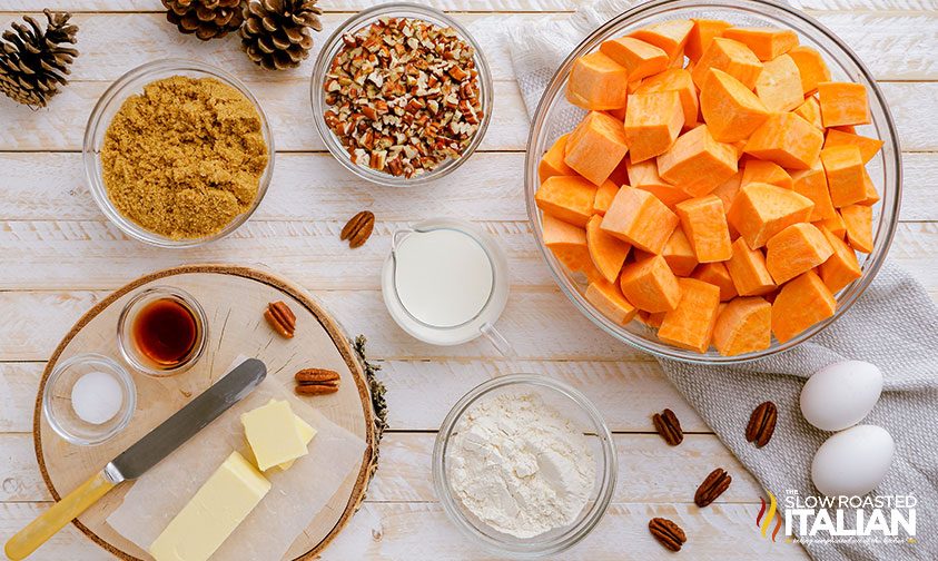 pecan sweet potato casserole recipe ingredients