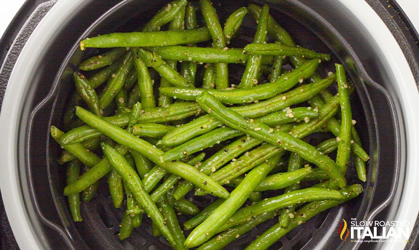 green beans in the air fryer