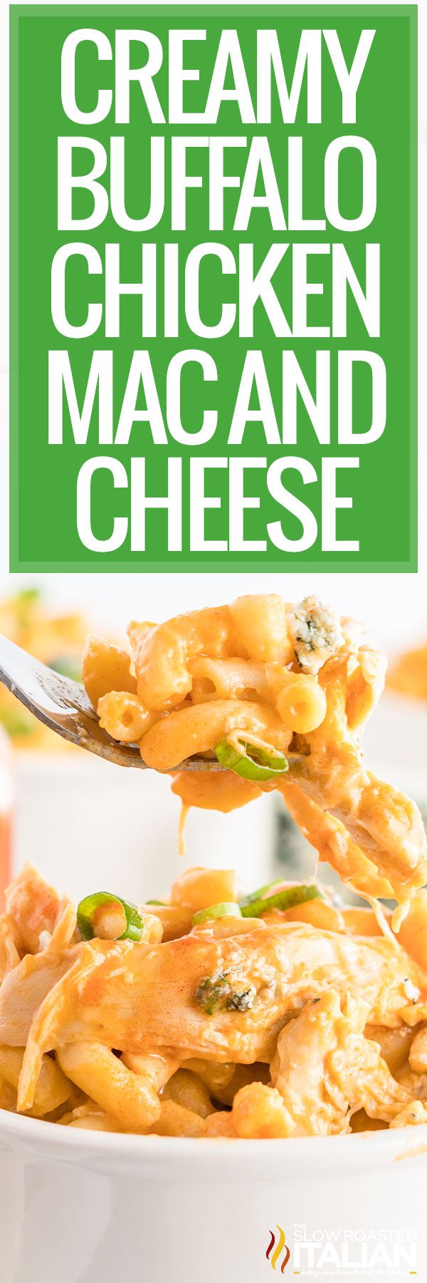 titled image (and shown): buffalo chicken mac and cheese recipe