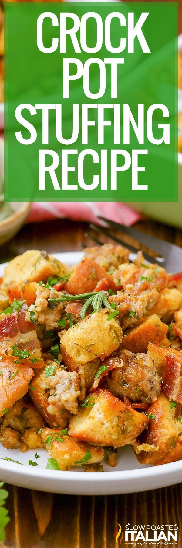 titled image (and shown): crockpot stuffing recipe