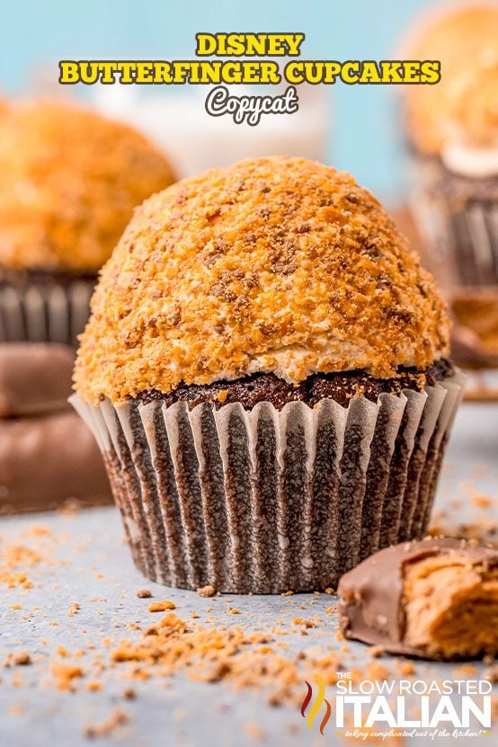 Disney Butterfinger Cupcakes Copycat