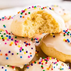 stack of italian wedding cookies