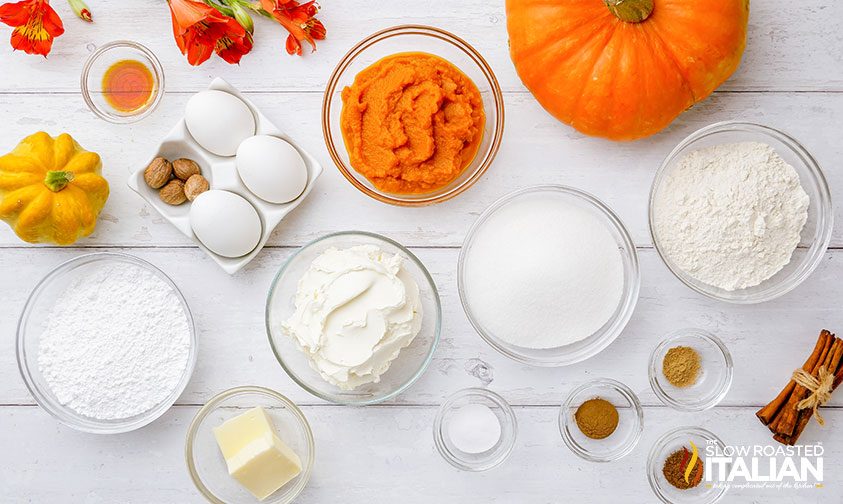 pumpkin swiss roll ingredients