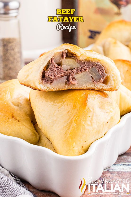 titled: Beef Fatayer Recipe