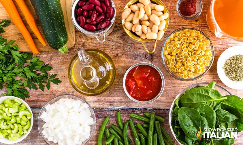 italian minestrone soup ingredients