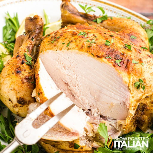 Slow Cooker Whole Chicken - The Slow Roasted Italian