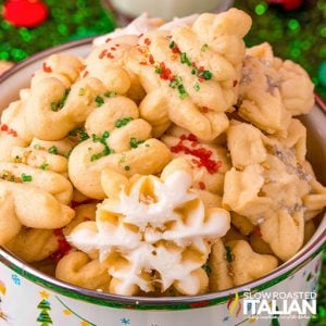 christmas tree shaped cookies on platter