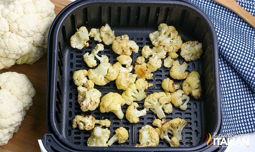 fried vegetables in air fryer