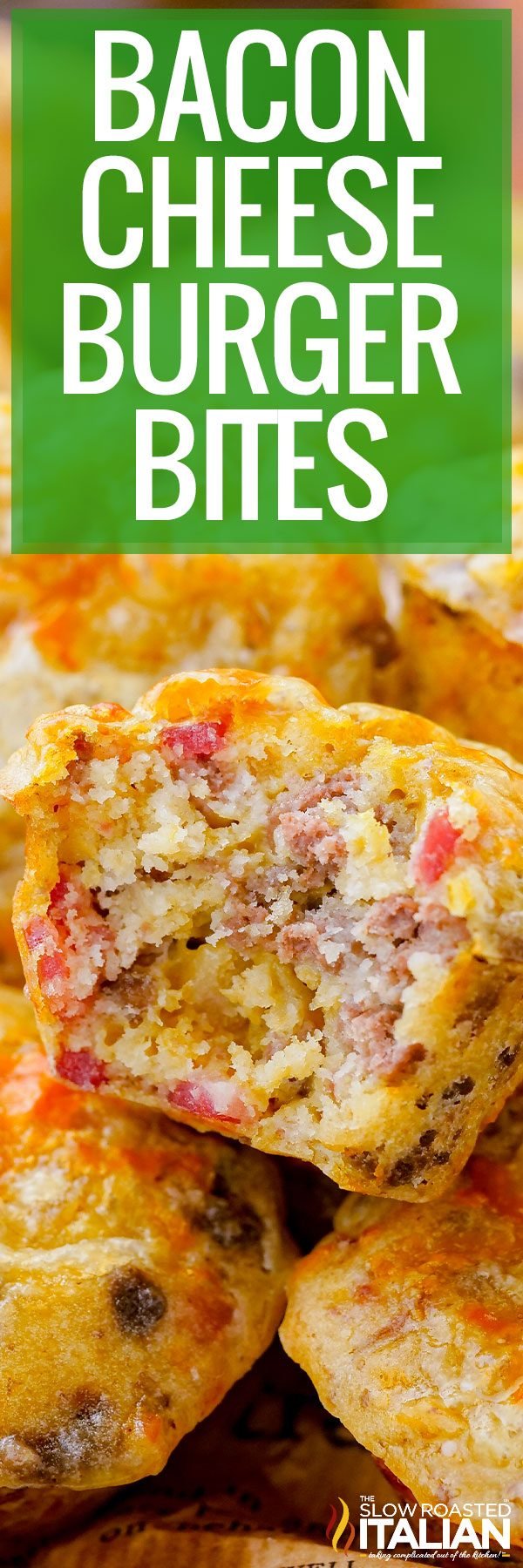 titled pinterest image for breakfast bites recipe