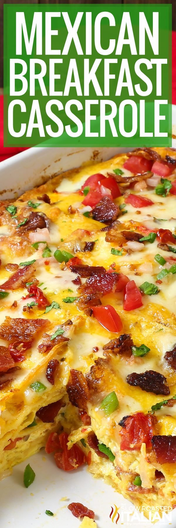 baked egg casserole with chorizo