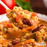 spoonful of italian soup