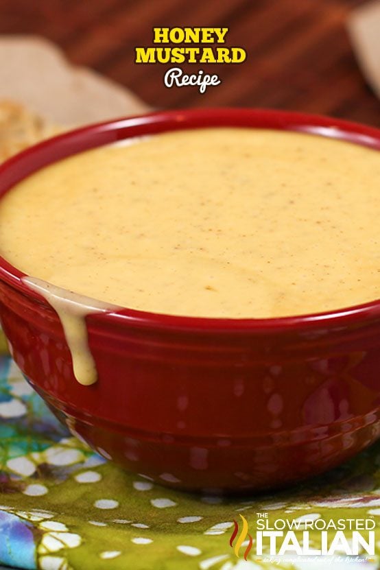 Easy Honey Mustard Dipping Sauce Recipe + Video