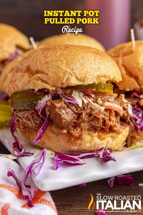 titled collage for pulled pork sliders