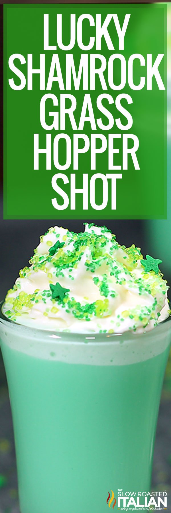 lucky shamrock grasshopper shot