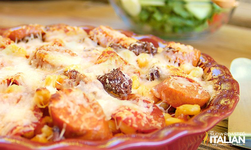 meat lover's pizza casserole