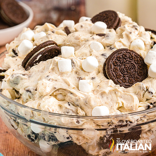 oreo fluff in bowl