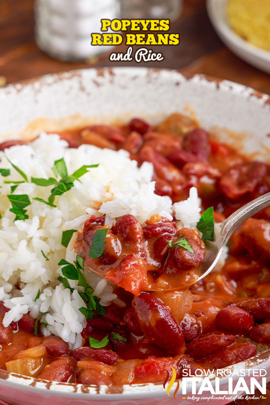 Popeyes Red Beans and Rice Revealed • Loaves and Dishes