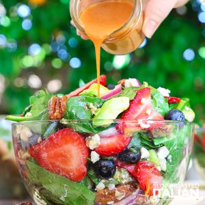 spinach strawberry salad