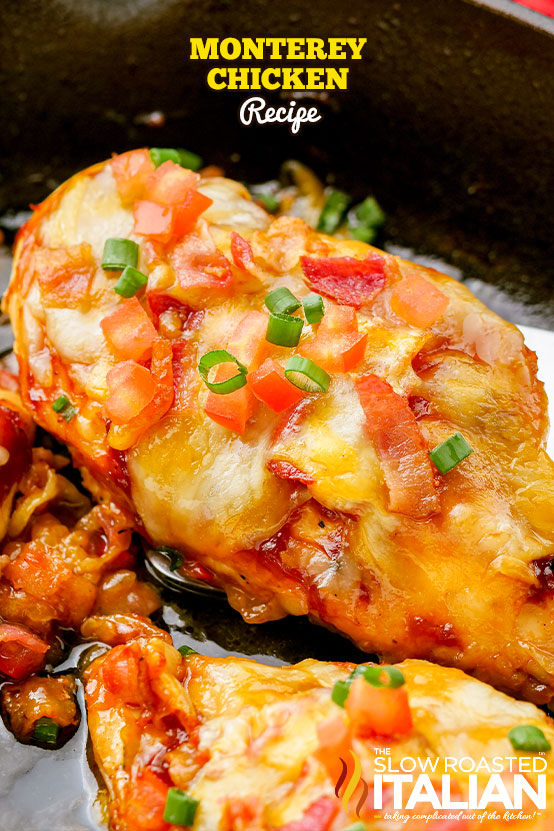 titled (shown in skillet) monterey chicken