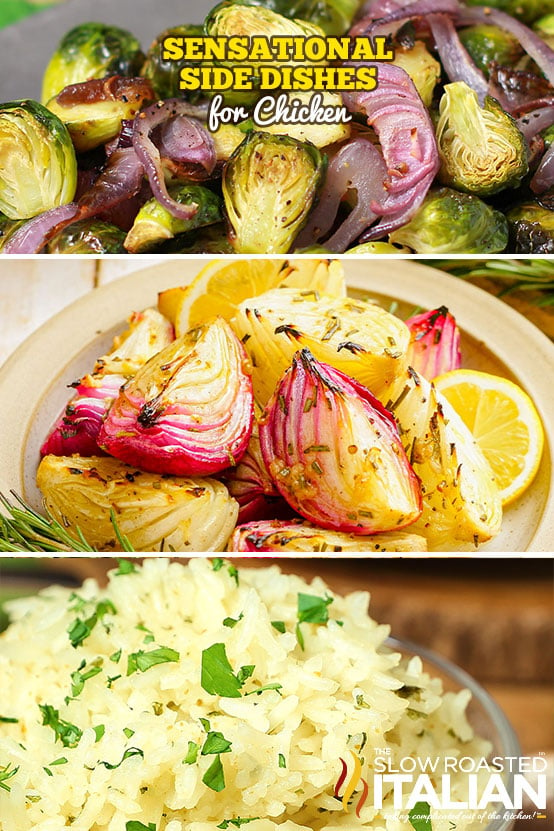 titled: sensational side dishes for chicken