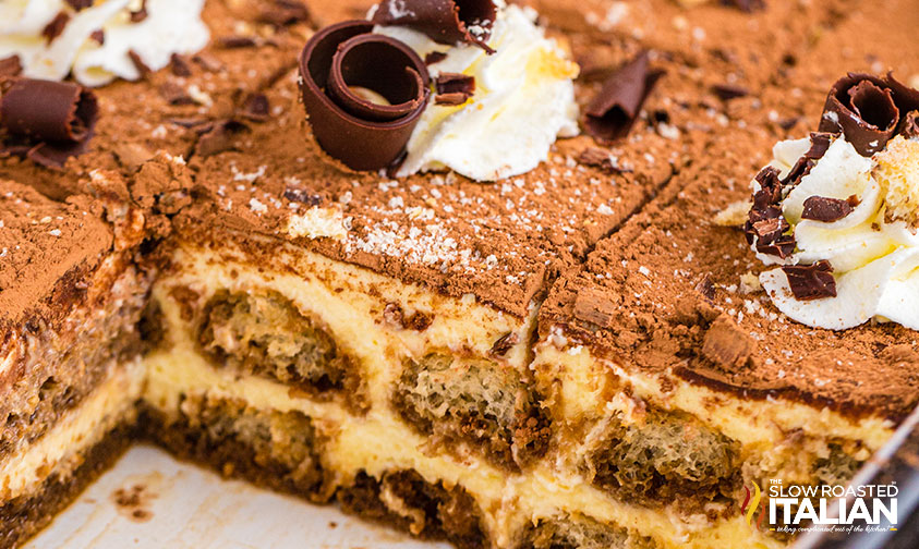 italian easter dinner - easy tiramisu