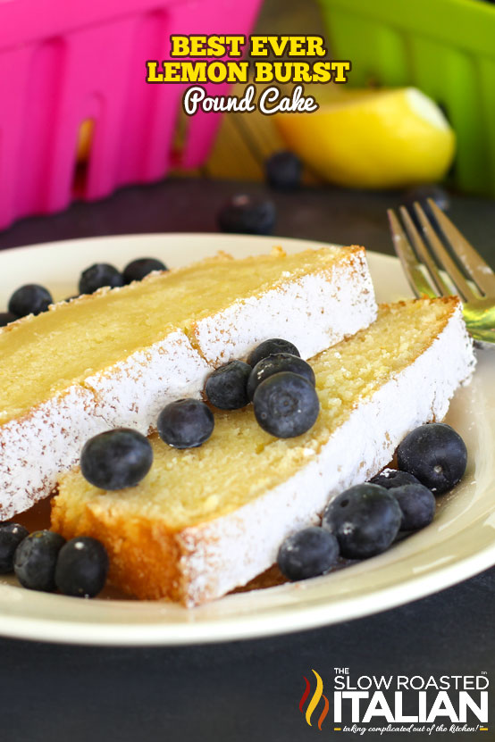 Bursting Lemon Pound Cake