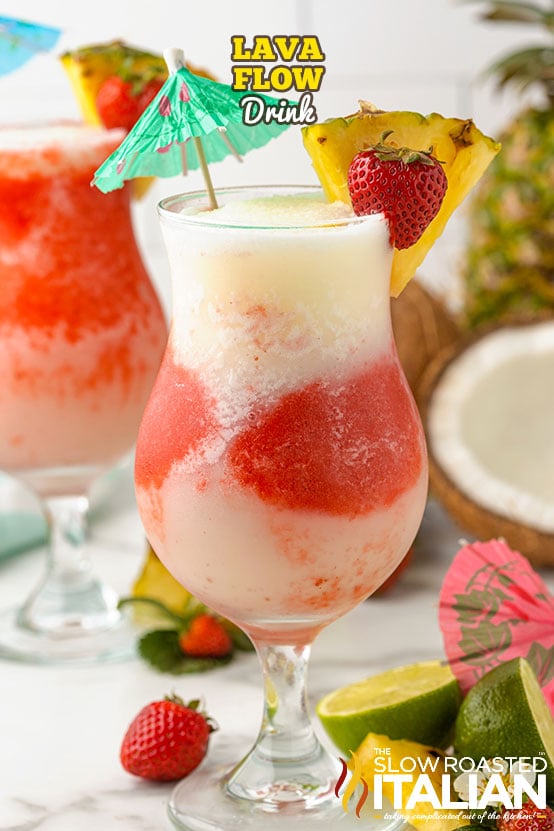 Lava Flow Drink - The Slow Roasted Italian