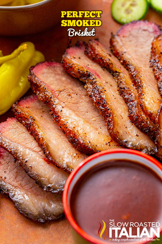 titled image of smoked brisket