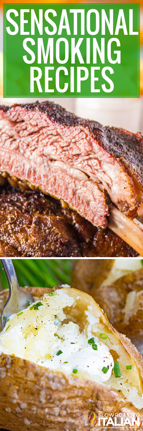 smoker recipes pinterest collage