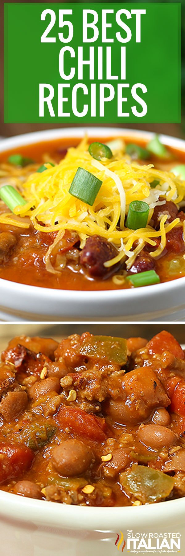 titled collage of 25 best chili recipes