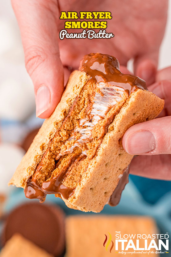 Air Fryer S’mores (Peanut Butter)