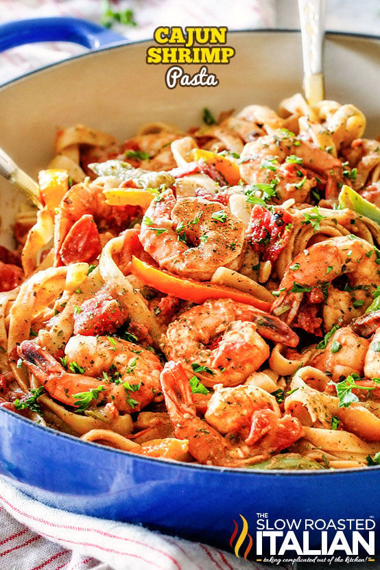 Cajun Shrimp Pasta + Video